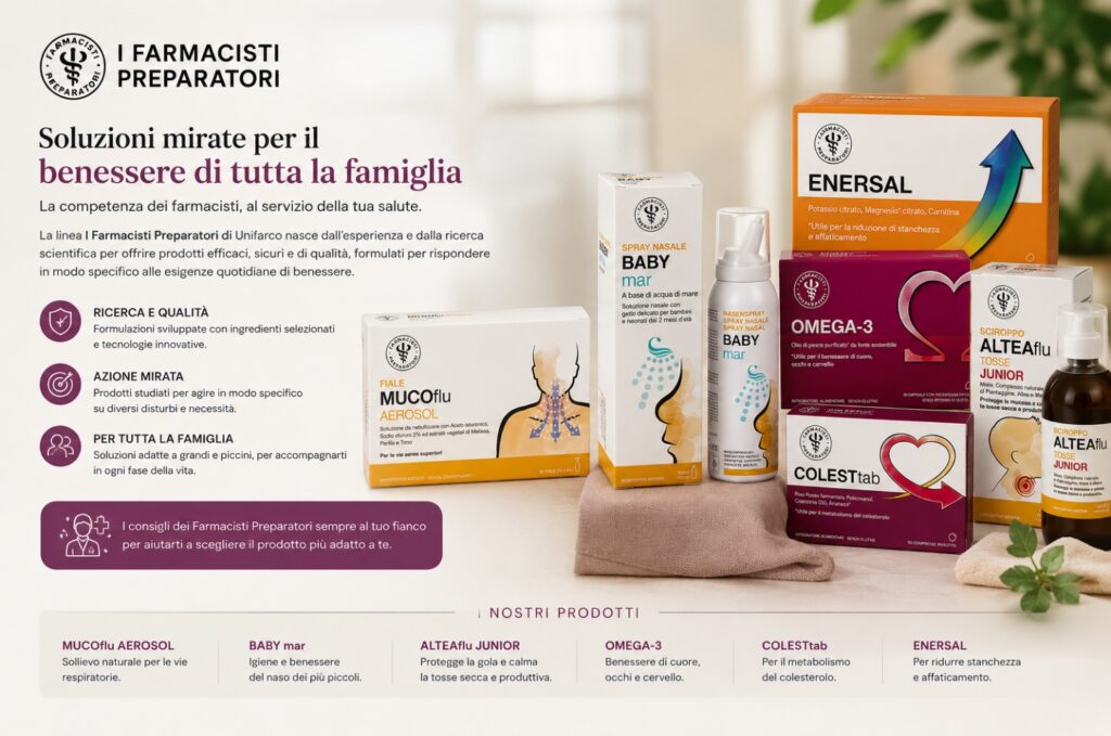 I Farmacisti Preparatori Unifarco: esperienza, ricerca e benessere per tutta la famiglia